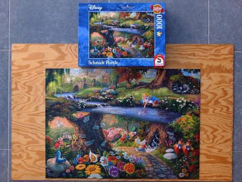 Puzzle 1000 pièces Schmidt, Thomas Kinkade Disney, Alice, Hobby & Loisirs créatifs, Sport cérébral & Puzzles, Comme neuf, Puzzle