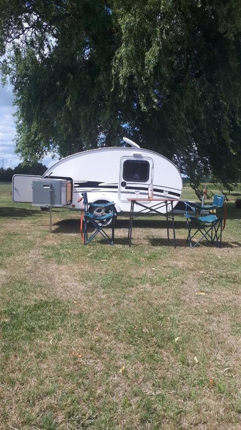 Mini caravan Gobanna 1200 slide out te huur, Caravans en Kamperen, Verhuur
