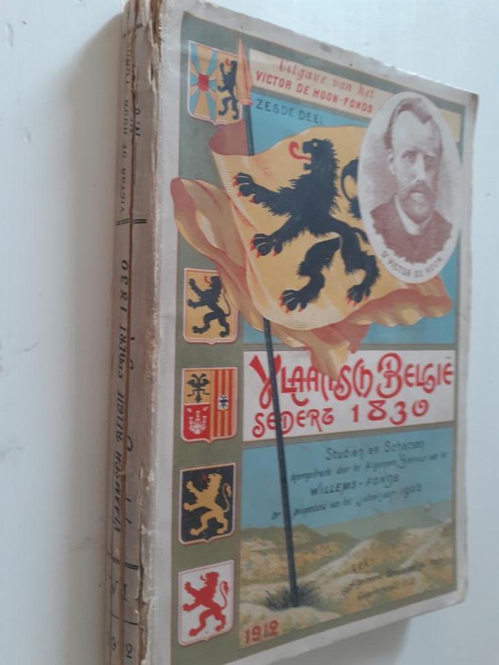 Vlaamsch België sedert 1830 zesde deel vintage boek 1912, Boeken, Geschiedenis | Nationaal, Ophalen of Verzenden