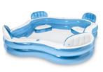 Zwembad met hoekzitjes opblaasbaar, Tuin en Terras, Ophalen, Gebruikt, Minder dan 80 cm, Opblaaszwembad