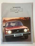 Brochure Volvo 240 (Engels), Boeken, Auto's | Folders en Tijdschriften, Ophalen of Verzenden, Volvo