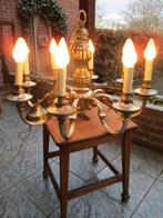 Zware midcentury luster, Lamp Art, Enlèvement ou Envoi, Comme neuf, Verre