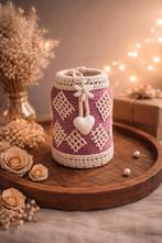 Pot à secrets chabby chic, Enlèvement ou Envoi, Neuf, Verre