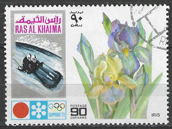 Ras Al Khaima 1972 - Stampworld 651 - Sapporo - 90 Dh. (ST), Postzegels en Munten, Postzegels | Azië, Verzenden
