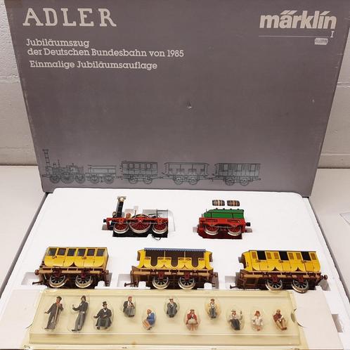 Adler spoor 1 trein met wagons, Hobby & Loisirs créatifs, Trains miniatures | Échelles Autre, Neuf, Set de Trains, Enlèvement