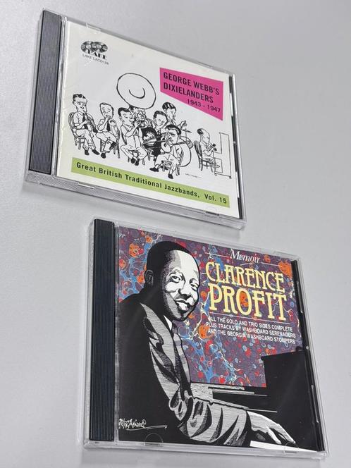 2X CD Clarence Profit - Great British Traditional Jazzbands, Cd's en Dvd's, Cd's | Jazz en Blues, Zo goed als nieuw, Jazz, Ophalen of Verzenden