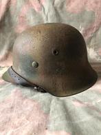 Untouched M42 SD 3-tone Normandië camo helm, Ophalen of Verzenden