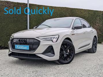 Audi e-tron !Verkocht ! - 2x s-line - black style - opendak beschikbaar voor biedingen