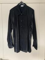 NIEUWE zwarte bloes, glanzende kleur. MICHAEL GOLD. Medium, Maat 38/40 (M), Michael Gold, Zwart, Nieuw