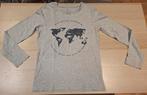 t-shirt gris planisphère la Redoute taille 10 ans, Ophalen of Verzenden, Shirt of Longsleeve, Jongen, La redoute