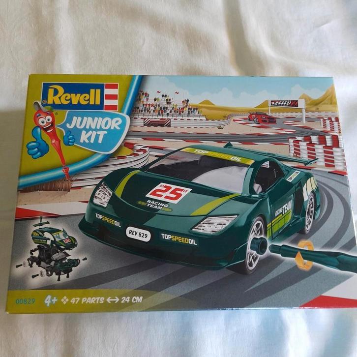 REVELL JUNIOR MODELKIT nr 00829 SPORTAUTO *NIEUW*, Hobby en Vrije tijd, Modelbouw | Auto's en Voertuigen, Nieuw, Auto, Groter dan 1:32