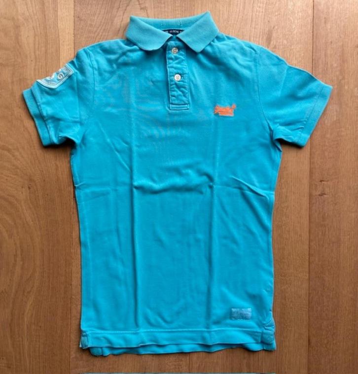 Polo Superdry turquoise Taille S, Kleding | Heren, Polo's, Gedragen, Maat 46 (S) of kleiner, Oranje, Ophalen