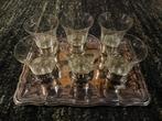 Zilveren schaaltje +6 glaasjes, Antiek en Kunst, Ophalen of Verzenden, Zilver