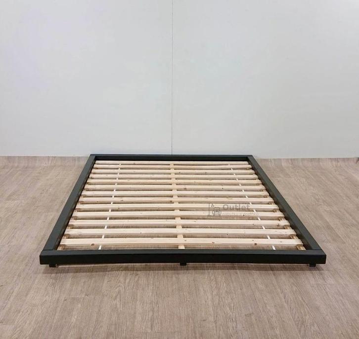 tweepersoonsbed / grand lit, Maison & Meubles, Chambre à coucher | Lits, Comme neuf, Deux personnes, 160 cm, 200 cm, Bois, Brun