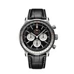 Breitling Navitimer 46mm, Handtassen en Accessoires, Horloges | Heren, Ophalen, Leer, Staal, Breitling