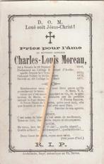 Carte de prière Moreau, Envoi