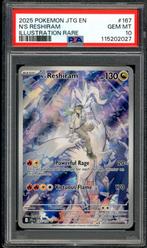 N's Reshiram [IR] PSA 10 - 167/159 - Journey Together 2024, Ophalen of Verzenden, Zo goed als nieuw, Losse kaart