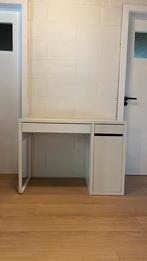 IKEA MIVKE bureau 105 x 50 x 76 cm wit, Nieuw, Bureau