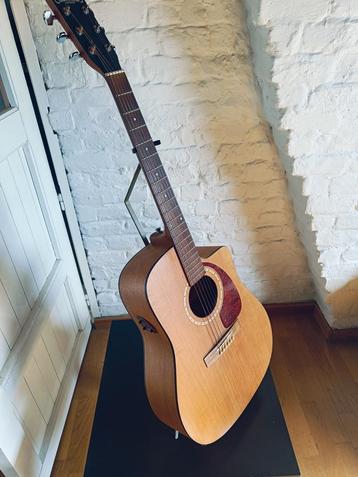 Guitare électro acoustique 6 cordes, Musique & Instruments, Comme neuf, Guitare Western ou Guitare Folk, Avec capteur (piezo)