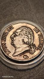 France. 5 France W 1822,Louis XVIII,Roi De France.., XF+,, Ophalen of Verzenden, Frankrijk, Losse munt, Zilver
