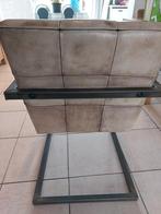 Zware lederen / metalen eetkamerstoelen, Ophalen, Overige kleuren, Vijf, Zes of meer stoelen, Landelijk