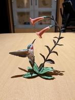 Figurine d'oiseaux en porcelaine. Franklin Mint., Comme neuf, Animal, Enlèvement