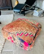 Schitterende boho chic, marokkaanse berber poefen/zitkussens, Ophalen of Verzenden, Nieuw