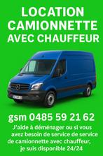 Location camionnette avec chauffeur – Disponible 24/24, Vanaf 10 jaar, Overige vormen