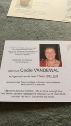 Verpleegster, Ophalen of Verzenden, Bidprentje