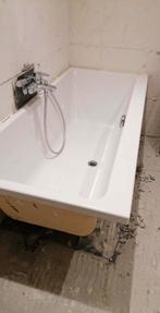 Ligbad in polyester + badkraan Grohe, Enlèvement, Comme neuf, Baignoire