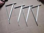 Ijzeren haken 4 stuks, Ophalen, Zo goed als nieuw