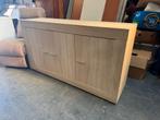 Laag dressoir van licht hout - 3 deuren, Ophalen of Verzenden, Zo goed als nieuw