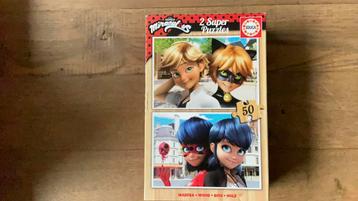 Miraculous 2 superpuzzels 50 stukjes beschikbaar voor biedingen