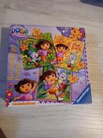 Puzzel dora 3 in 1, Kinderen en Baby's, Speelgoed | Kinderpuzzels, Ophalen, 10 tot 50 stukjes, Zo goed als nieuw