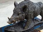 statue d un sanglier en bronze signé, BARYE, Enlèvement ou Envoi, Bronze