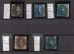België  5 medaillons goede staat -niet verdund  met uitleg, Verzenden, Gestempeld, Gestempeld, Koninklijk huis