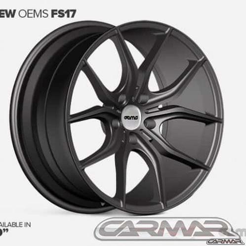 19'' Breedset Mat Zwart OEMS-Wheels Mercedes, Auto-onderdelen, Banden en Velgen, Velg(en), 19 inch, Nieuw, Ophalen of Verzenden
