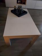 Eettafel + 6 stoelen + salontafel, Huis en Inrichting, Tafels | Eettafels, 200 cm of meer, 50 tot 100 cm, Zo goed als nieuw, Vijf personen of meer
