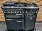 🔥Luxe Fornuis Falcon 90 cm zwart 3 ovens 5 pits, 60 cm of meer, 5 kookzones of meer, Vrijstaand, 90 tot 95 cm