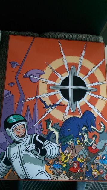 geëmailleerde plaquette van Blake en Mortimer  beschikbaar voor biedingen