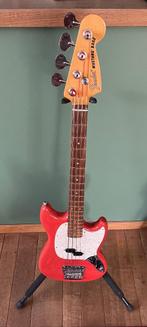 Fender Mustang Bass Vintera (Fiesta Red), Comme neuf, Électrique, Enlèvement