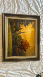 Schilderij Ludo Bosmans, kerk, Antiek en Kunst, Ophalen