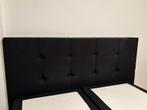 Boxspring 160x200 (Sommier + Matelas), Huis en Inrichting, Slaapkamer | Boxsprings, Ophalen, Gebruikt, Zwart, Twijfelaar