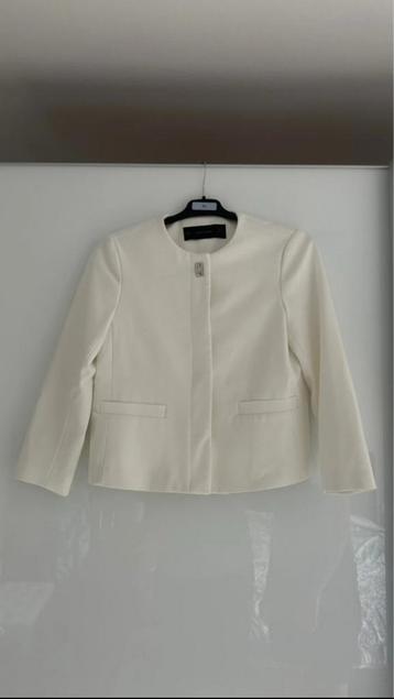 Veste chic blanche de Zara - Taille M