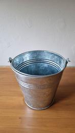 blikken emmertje 13cm, Tuin en Terras, Bloempotten, Gebruikt, Rond, Ophalen of Verzenden, Balkon