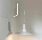 Vintage Hala Zeist grote wandlamp met heksenhoed kap, Enlèvement, Utilisé, Métal, Mid-century