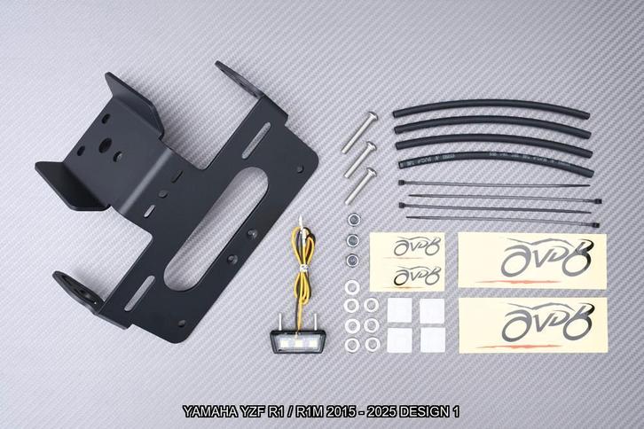 Korte Kentekenplaathouder YAMAHA YZF R1 / R1M 2015 - 2025, Motoren, Accessoires | Overige, Nieuw, Ophalen of Verzenden