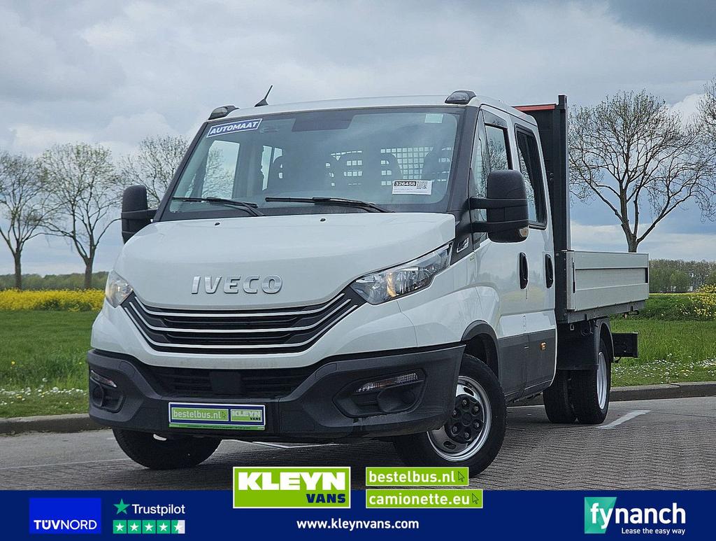 Iveco DAILY 35C14 Dub.Cab Open-Laadbak, Automaat, Iveco, Wit, Bedrijf