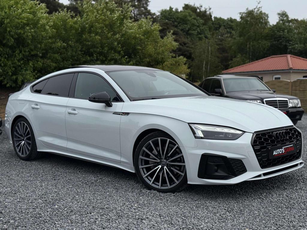 Audi A5 2.0 Tdi | SPORTBACK | S-Line | Véél Opties, Auto's, Automaat, Gebruikt, USB, Wit