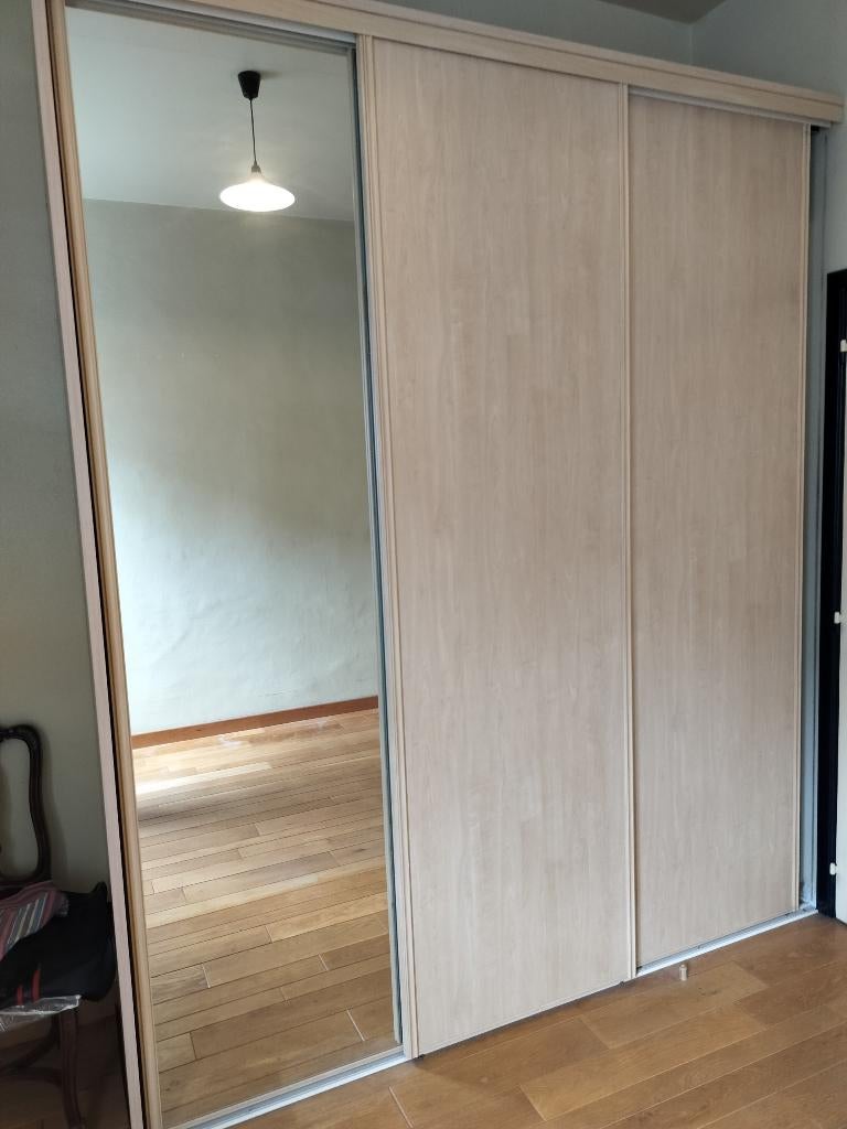 Grand Dressing 3 Portes Coulissantes (Avec Miroir), Enlèvement, Utilisé